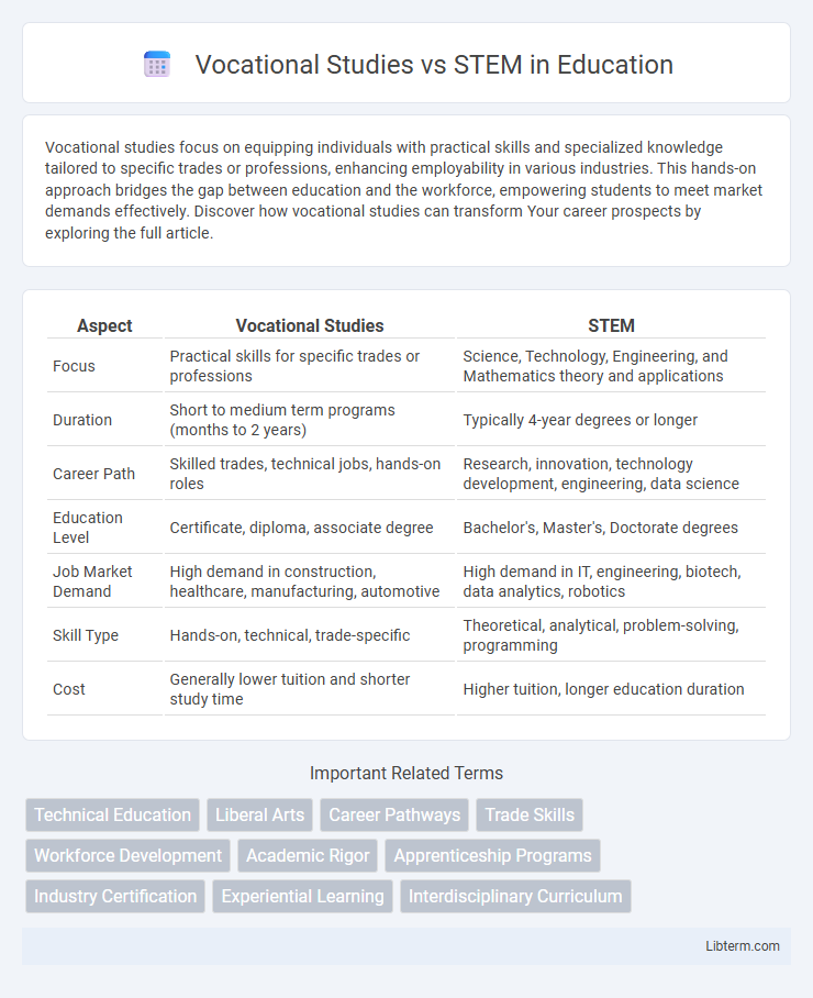 STEM vs Vocational Studies in Education - What is The Difference?
