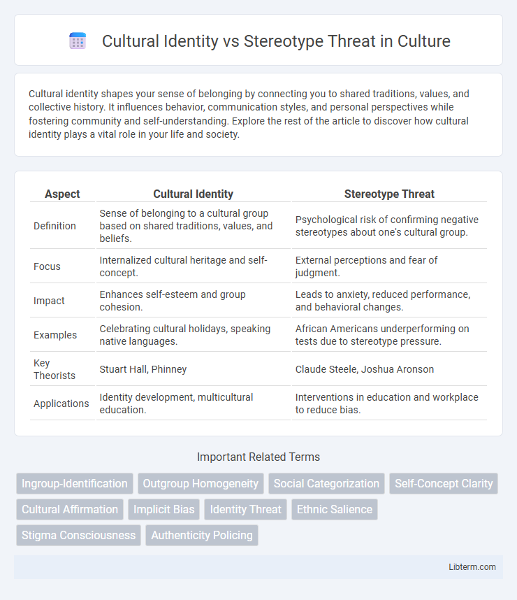 Stereotype Threat vs Cultural Identity in Culture - What is The Difference?
