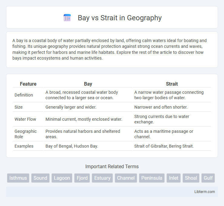 Strait vs Bay in Geography - What is The Difference?