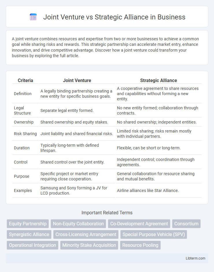Strategic Alliance vs Joint Venture in Business - What is The Difference?