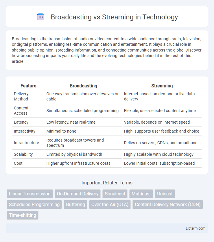 Streaming vs Broadcasting in Technology - What is The Difference?