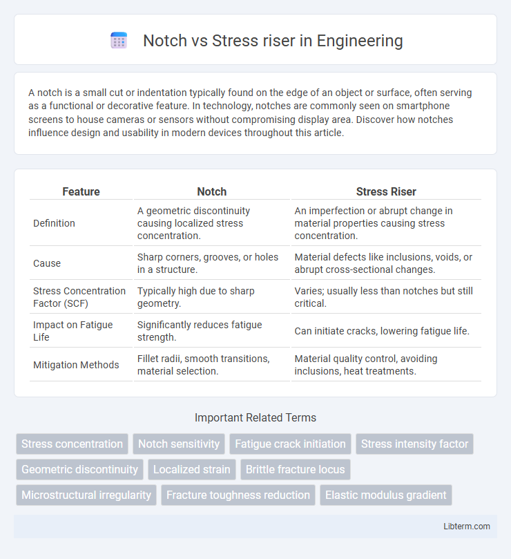 Stress riser vs Notch in Engineering - What is The Difference?