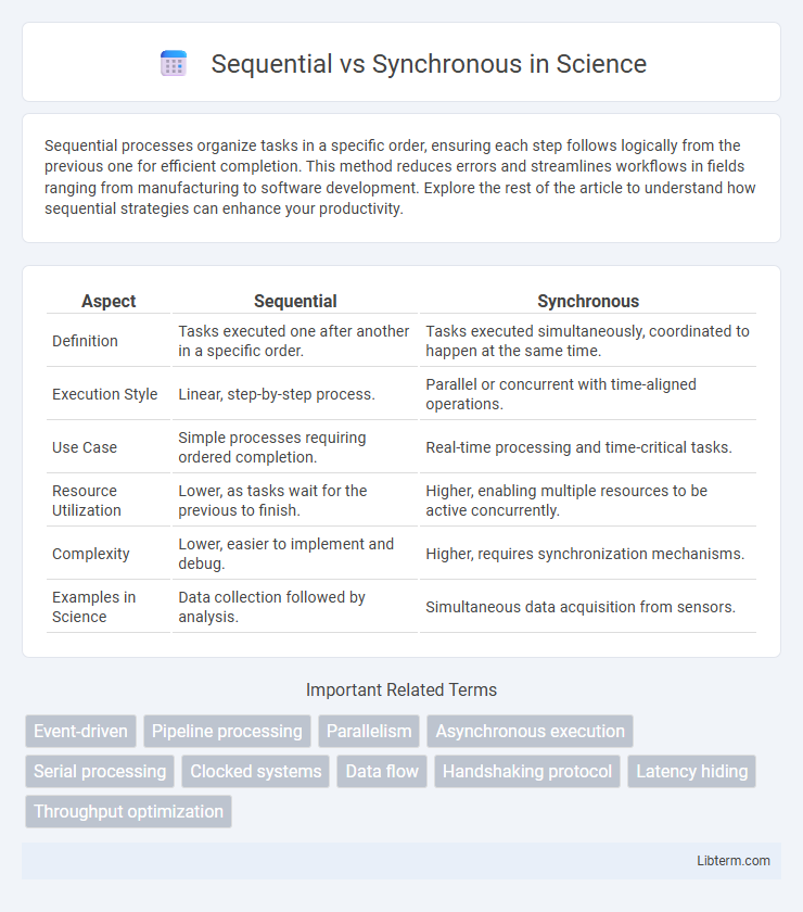 Synchronous vs Sequential in Science - What is The Difference?