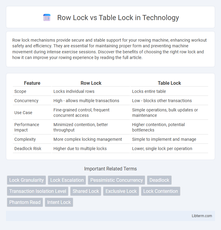 Table Lock vs Row Lock in Technology - What is The Difference?