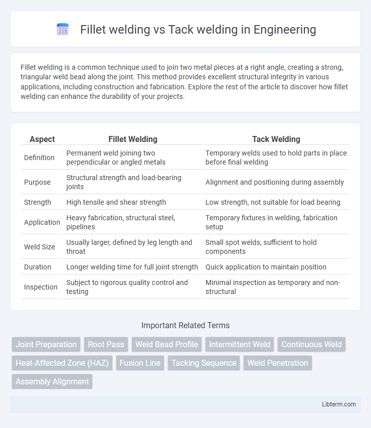 Tack welding vs Fillet welding in Engineering - What is The Difference?