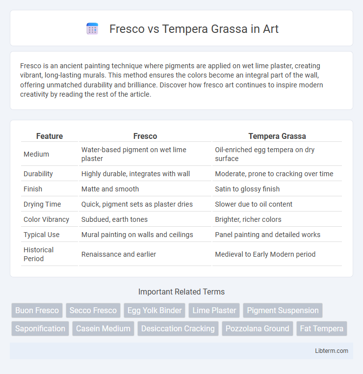 Tempera Grassa vs Fresco in Art - What is The Difference?