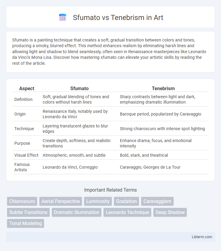 Tenebrism vs Sfumato in Art - What is The Difference?