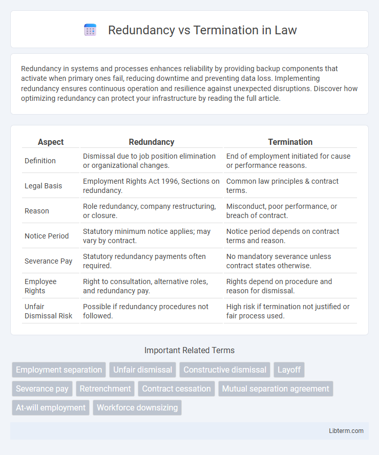 Termination vs Redundancy in Law - What is The Difference?