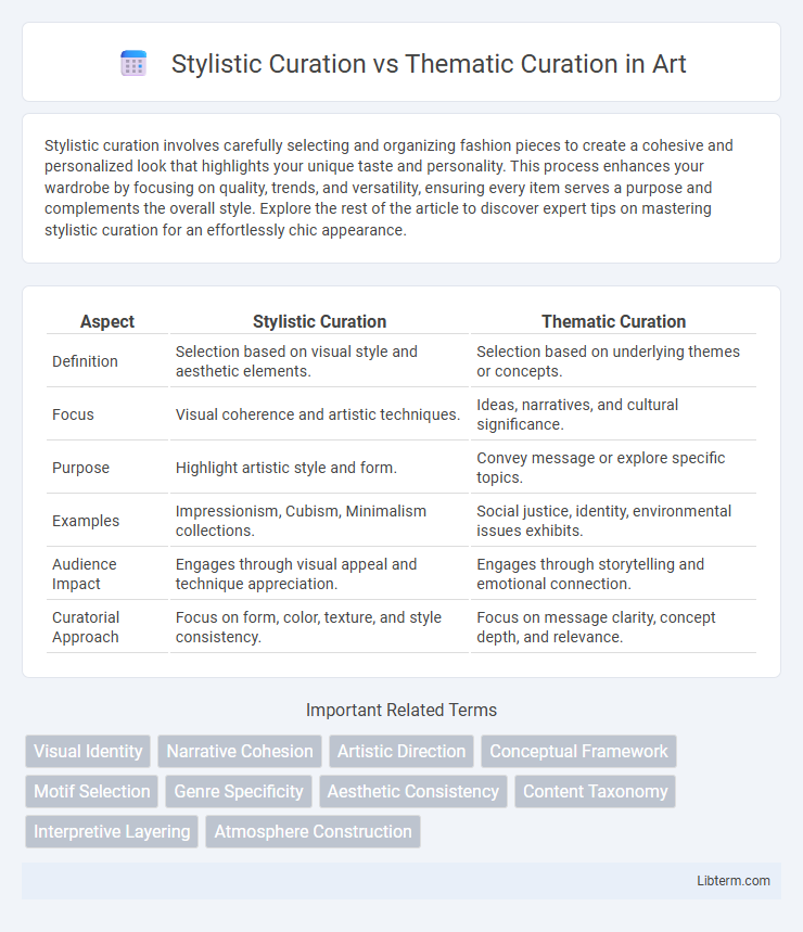 Thematic Curation vs Stylistic Curation in Art - What is The Difference?