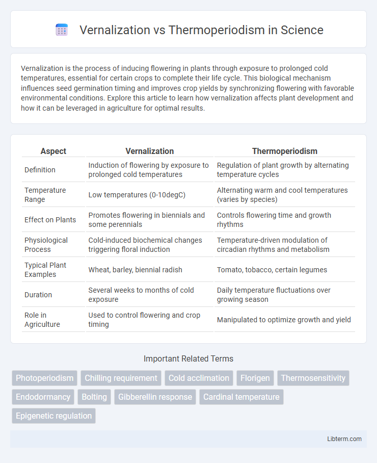 Thermoperiodism vs Vernalization in Science - What is The Difference?