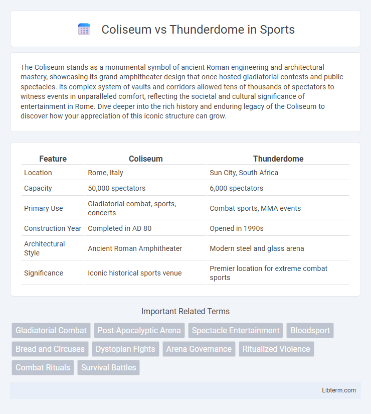 Thunderdome vs Coliseum in Sports - What is The Difference?