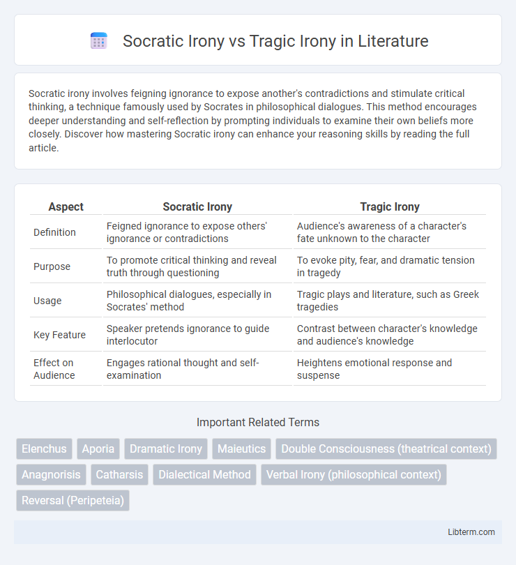Tragic Irony vs Socratic Irony in Literature - What is The Difference?