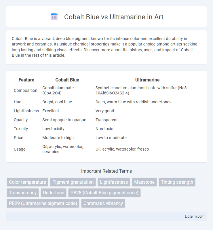 Ultramarine vs Cobalt Blue in Art - What is The Difference?