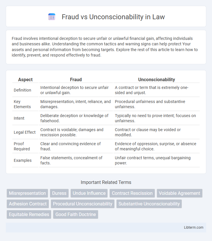 Unconscionability vs Fraud in Law - What is The Difference?