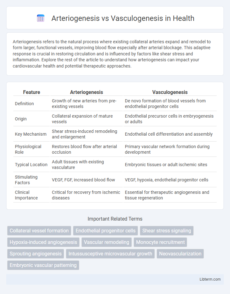 Vasculogenesis vs Arteriogenesis in Health - What is The Difference?