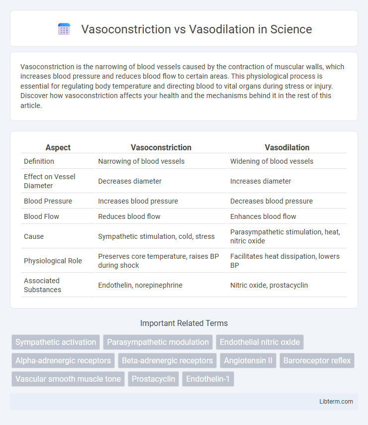 Vasodilation vs Vasoconstriction in Science - What is The Difference?
