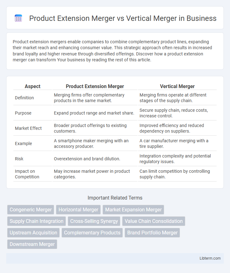 Vertical Merger vs Product Extension Merger in Business - What is The Difference?
