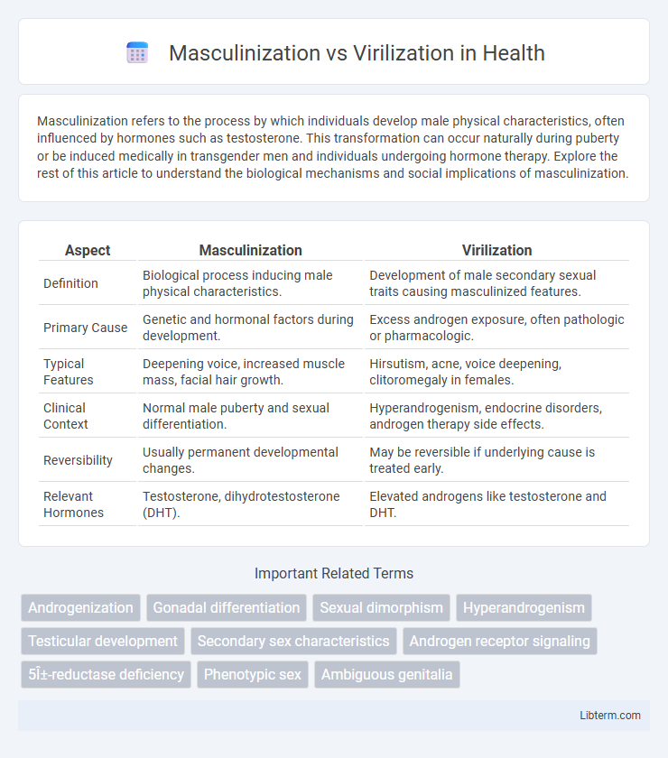 Virilization vs Masculinization in Health - What is The Difference?