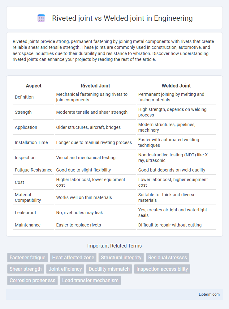 Welded joint vs Riveted joint in Engineering - What is The Difference?