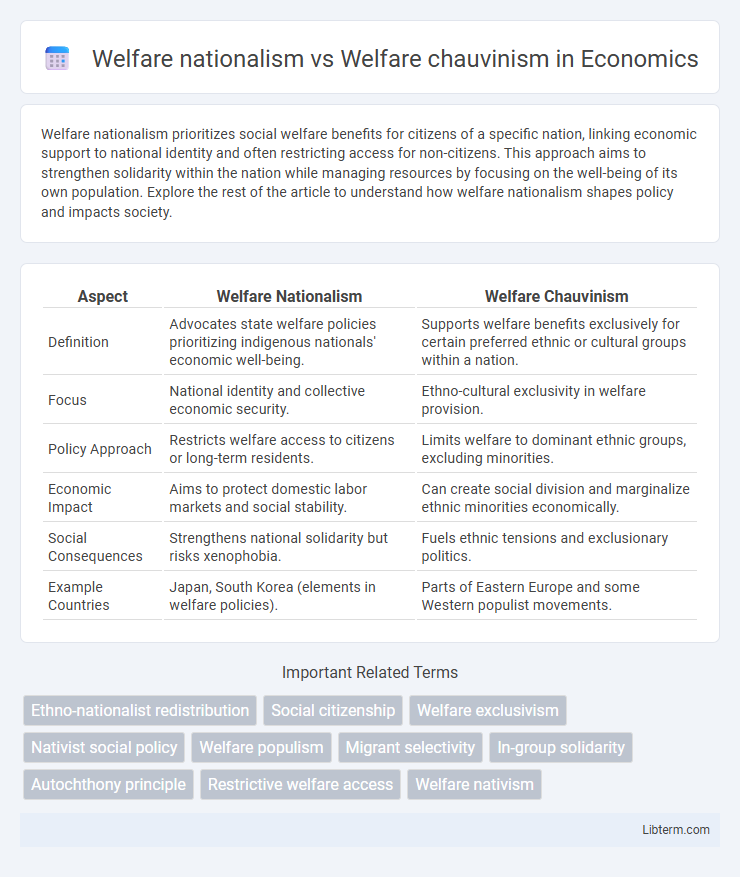 Welfare chauvinism vs Welfare nationalism in Economics - What is The Difference?