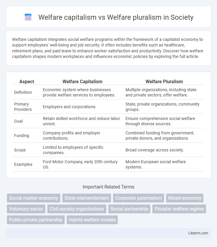 Welfare pluralism vs Welfare capitalism in Society - What is The Difference?