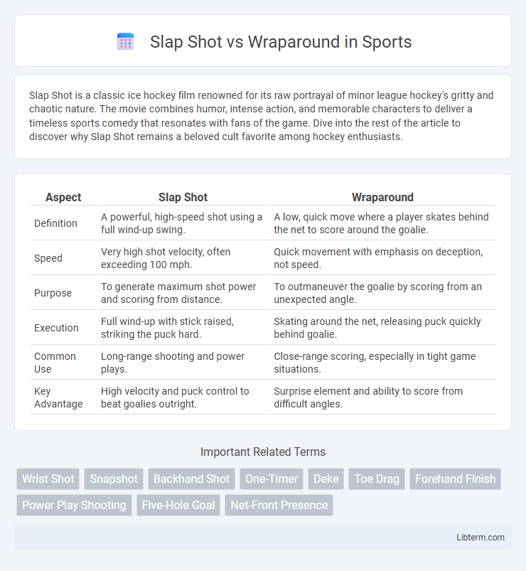 Wraparound vs Slap Shot in Sports - What is The Difference?