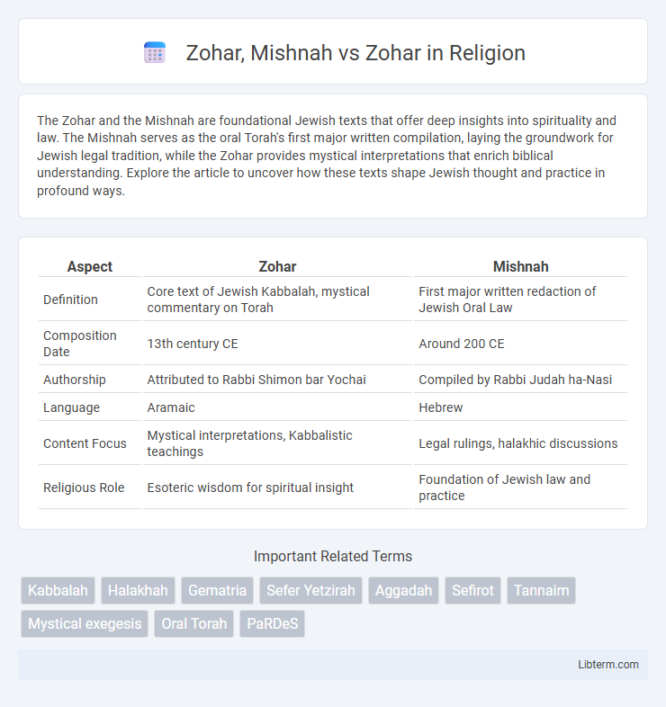 Zohar vs Zohar, Mishnah in Religion - What is The Difference?