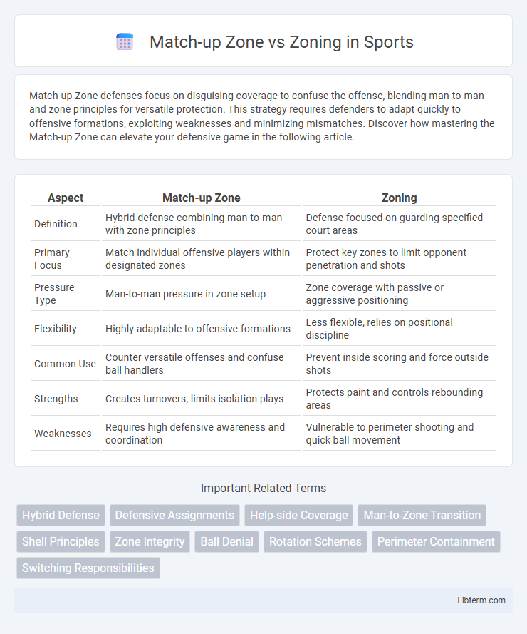 Zoning vs Match-up Zone in Sports - What is The Difference?