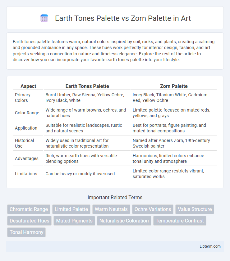 Zorn Palette vs Earth Tones Palette in Art - What is The Difference?