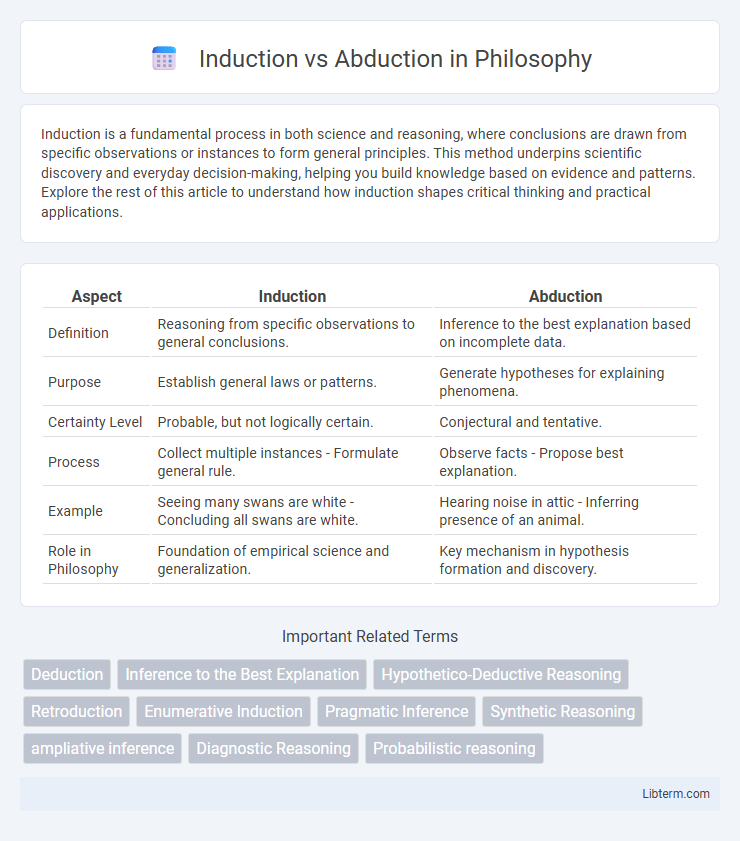 Abduction vs Induction in Philosophy - What is The Difference?
