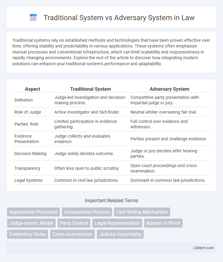 Adversary System vs Traditional System in Law - What is The Difference?