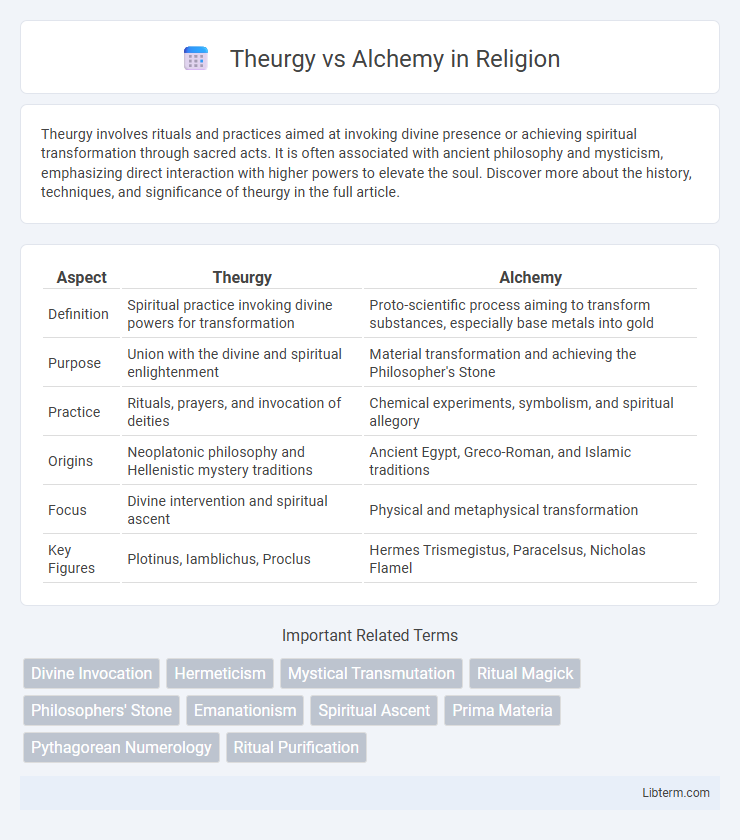 Alchemy vs Theurgy in Religion - What is The Difference?