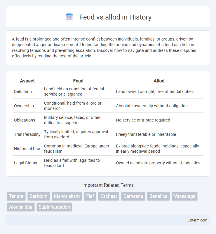 allod vs Feud in History - What is The Difference?