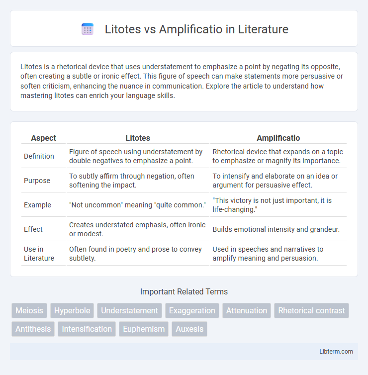 Amplificatio vs Litotes in Literature - What is The Difference?