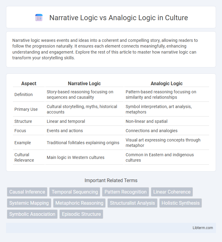 Analogic Logic vs Narrative Logic in Culture - What is The Difference?