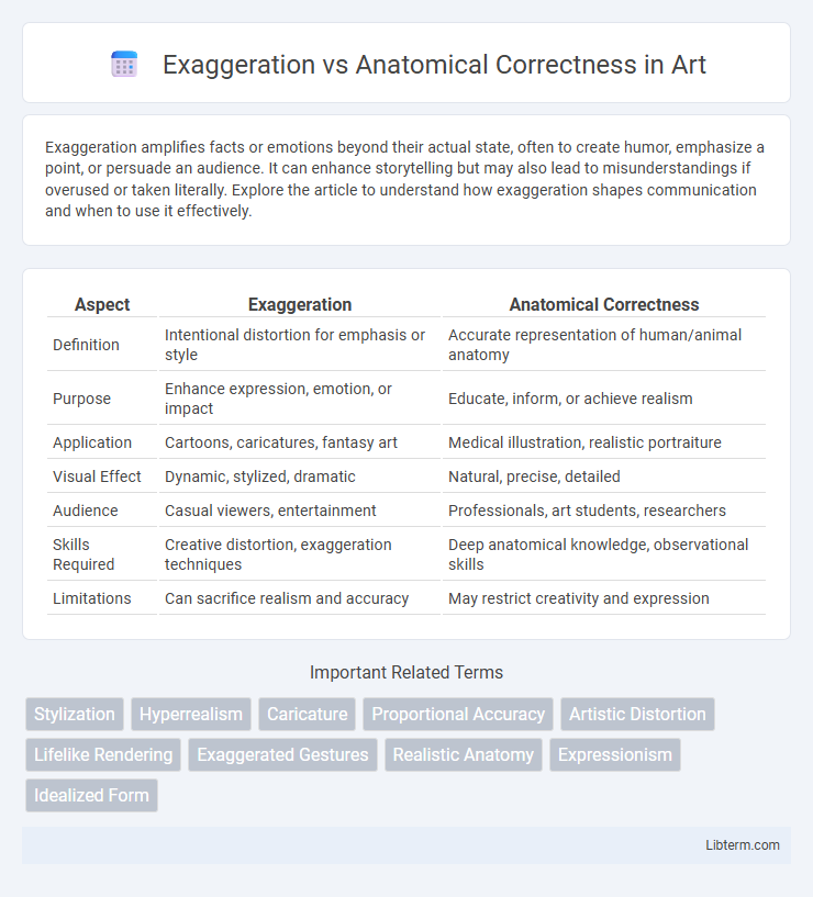 Anatomical Correctness vs Exaggeration in Art - What is The Difference?