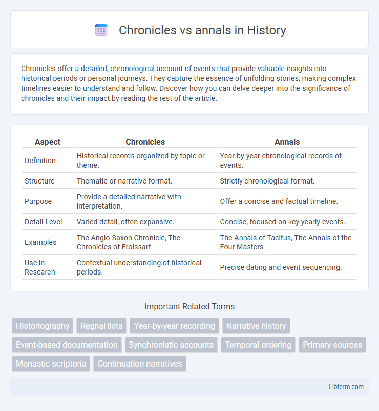 annals vs Chronicles in History - What is The Difference?
