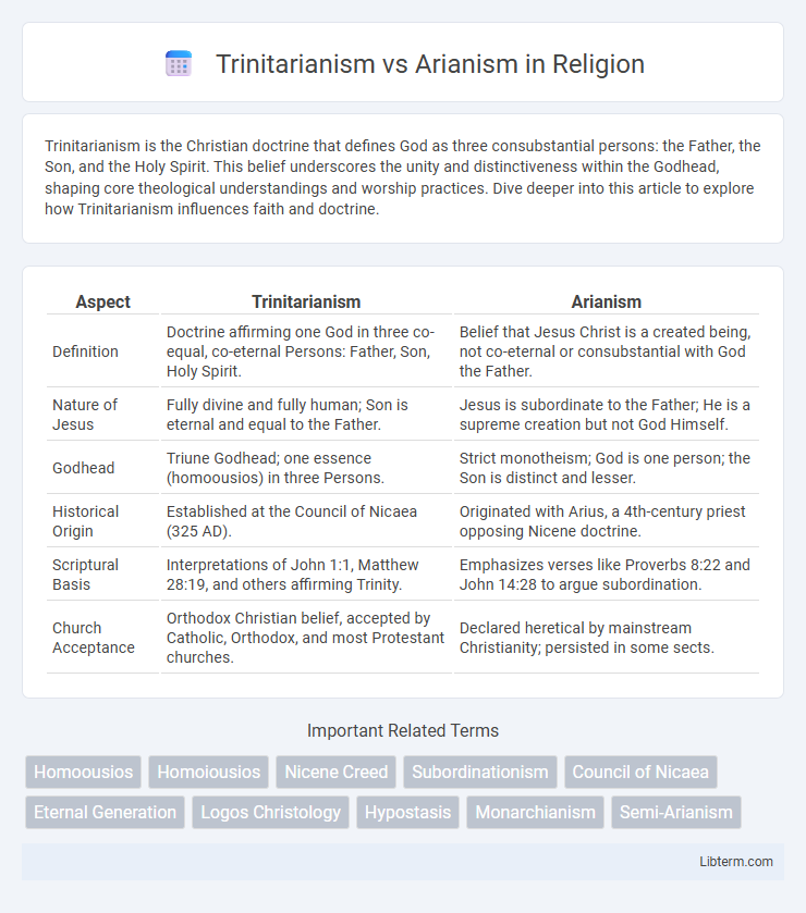 Arianism vs Trinitarianism in Religion - What is The Difference?