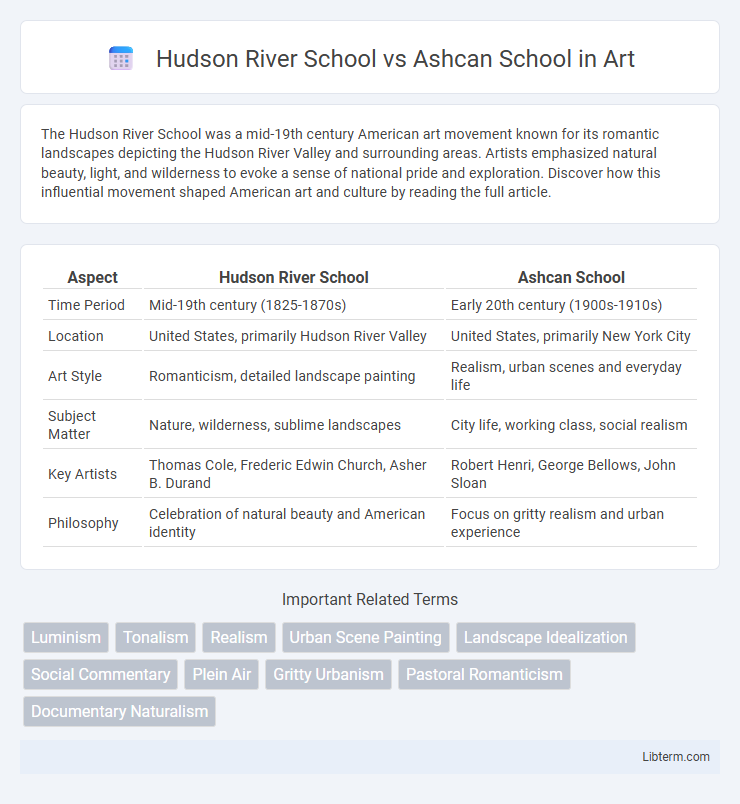 Ashcan School vs Hudson River School in Art - What is The Difference?