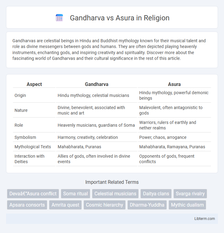Asura vs Gandharva in Religion - What is The Difference?