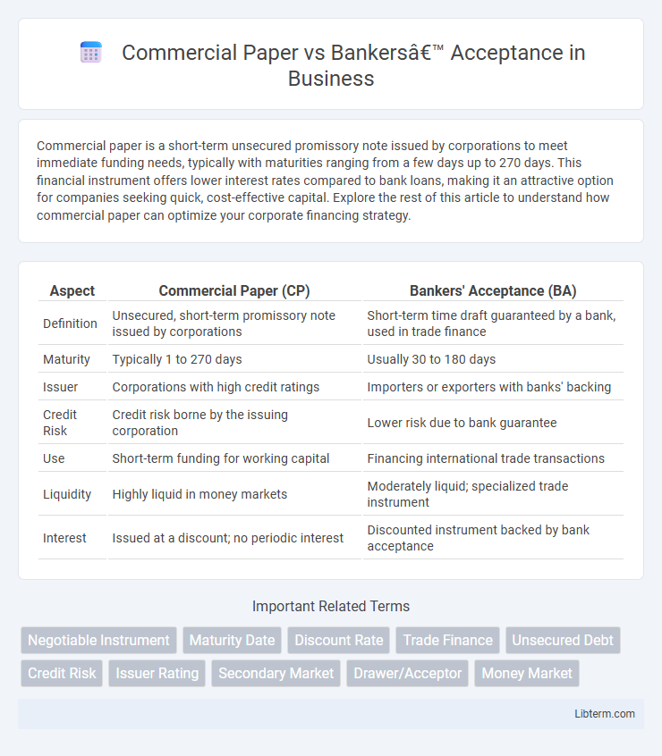 Bankers’ Acceptance vs Commercial Paper in Business - What is The Difference?