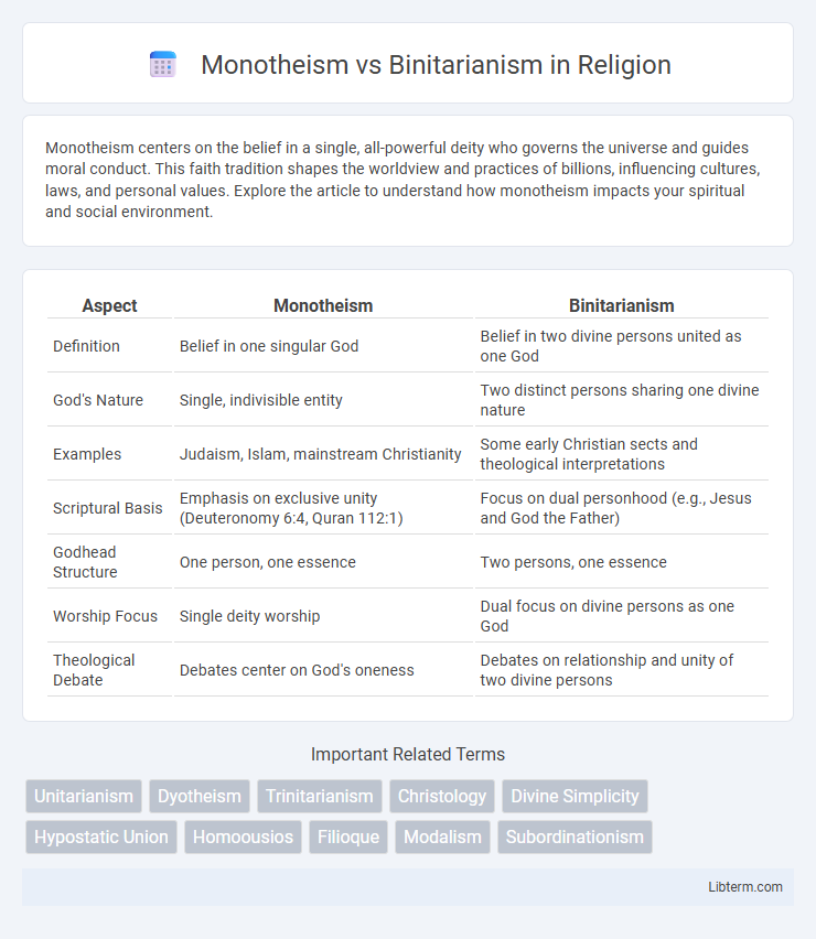 Binitarianism vs Monotheism in Religion - What is The Difference?