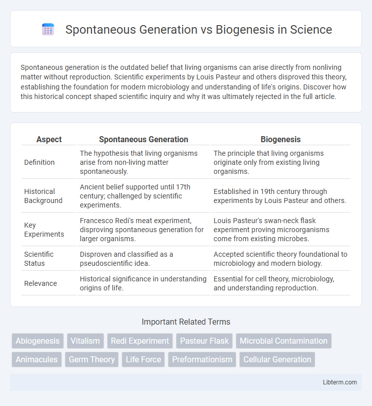 Biogenesis vs Spontaneous Generation in Science - What is The Difference?