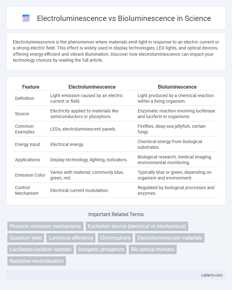 Bioluminescence vs Electroluminescence in Science - What is The Difference?