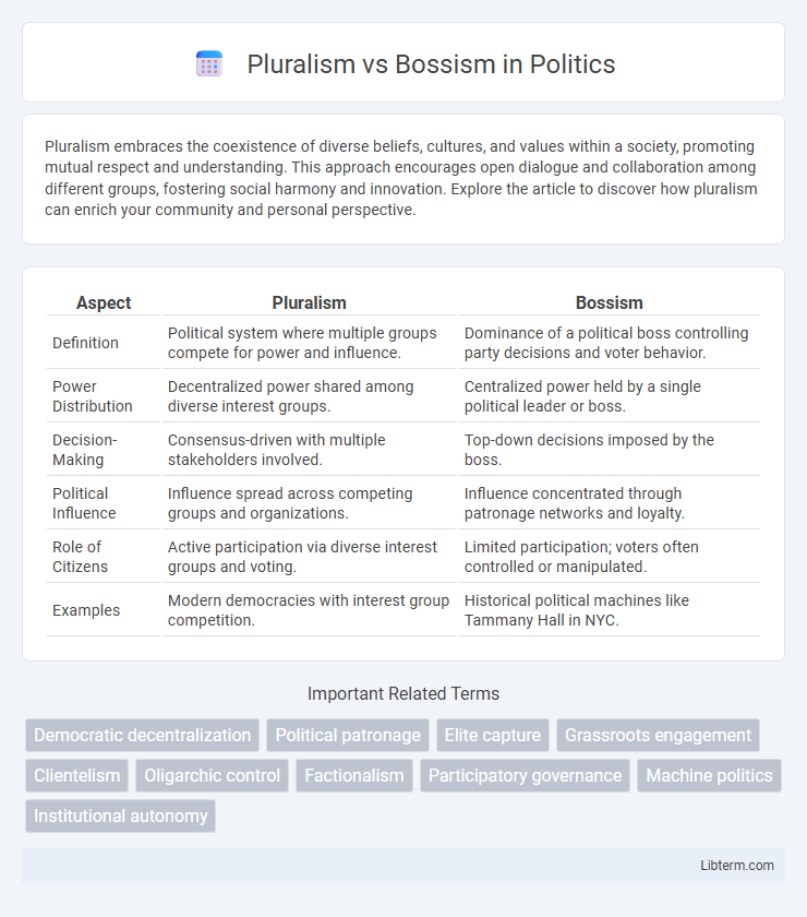 Bossism vs Pluralism in Politics - What is The Difference?