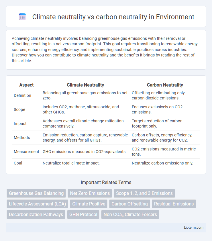 carbon neutrality vs Climate neutrality in Environment - What is The Difference?