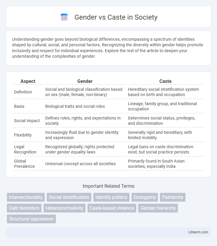 Caste vs Gender in Society - What is The Difference?