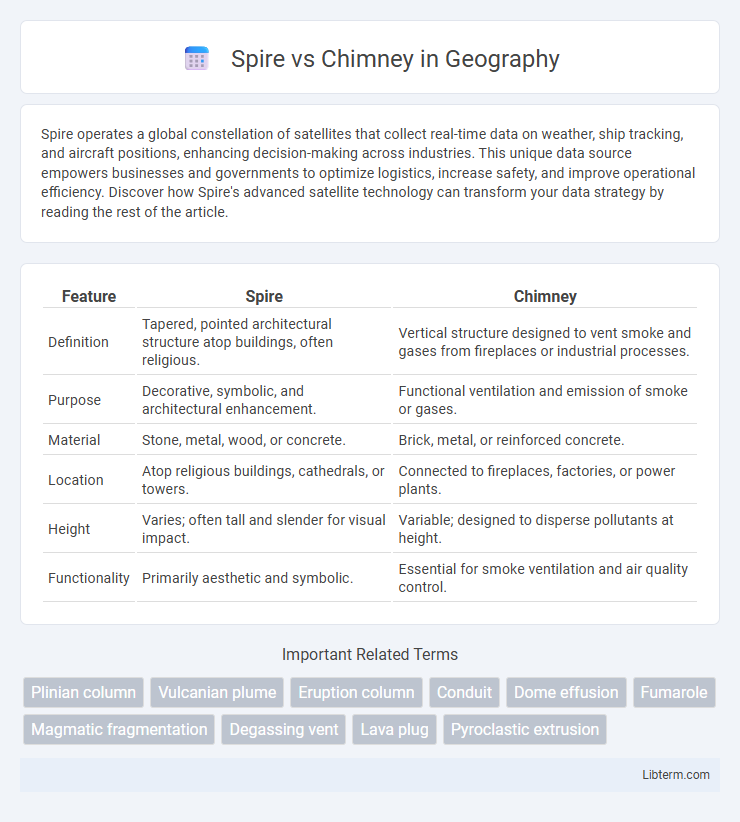 Chimney vs Spire in Geography - What is The Difference?