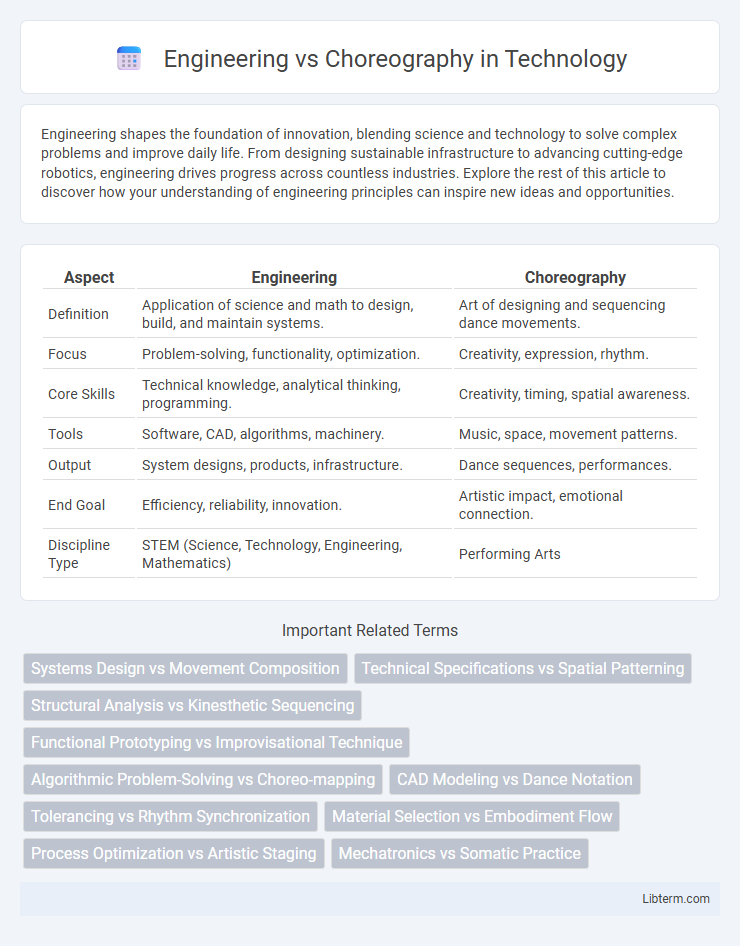 Choreography vs Engineering in Technology - What is The Difference?