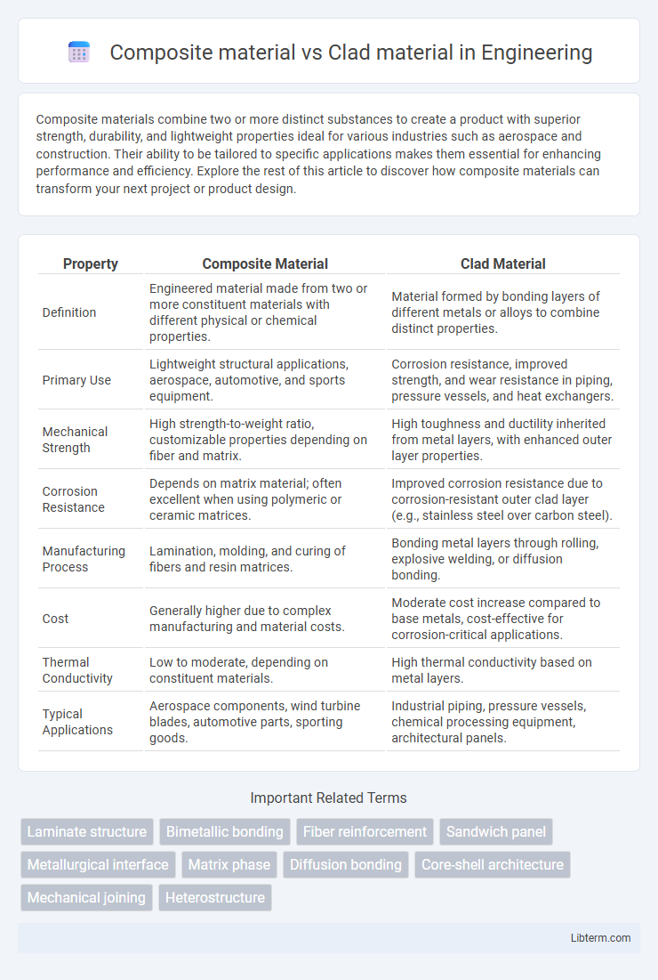 Clad material vs Composite material in Engineering - What is The Difference?